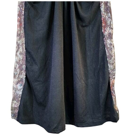 Almost Famous Womens Racerback Tank Top SIze M Sequined Sheer Front - Picture 8 of 8